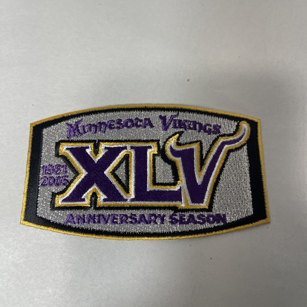NFL Minnesota Vikings 45th Season Willabee & Ward Patch Only